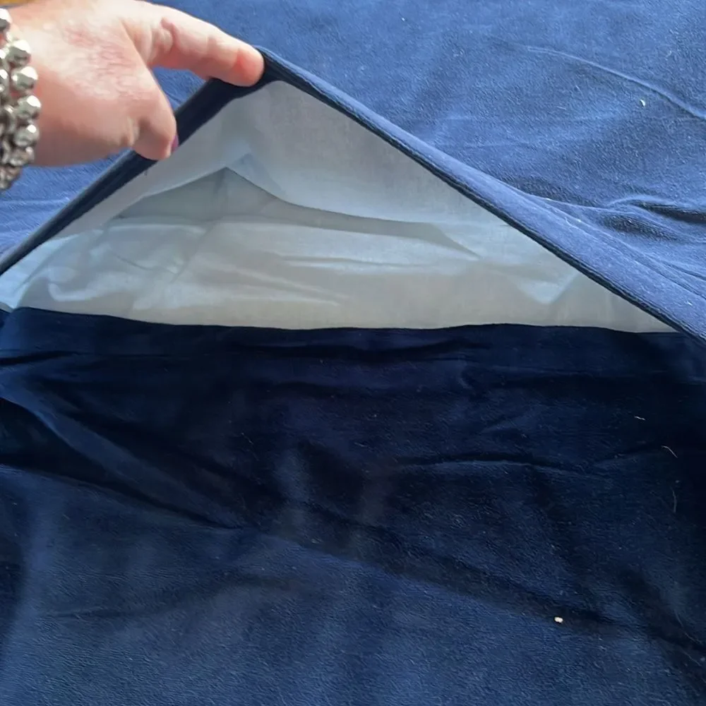 Pottery Barn Blue Euro Pillow Sham